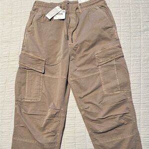 American Eagle Tan Relaxed Cargo Pants